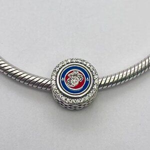 Pandora USMC Marine Corps Exclusive Pandora Dangle Bead Charm